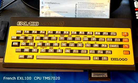 French computer EXL100